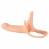 You2Toys - Harnas - holle dildo (medium) - naturel