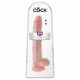 King Cock 14 met ballen grote dildo (35cm) - natuurlijk