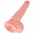 King Cock 14 met ballen grote dildo (35cm) - natuurlijk