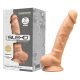 Silexd 7 - zuignap dildo - 17,5cm (natuurlijk)