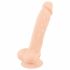 Silexd 7 - zuignap dildo - 17,5cm (natuurlijk)