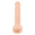 Silexd 7 - zuignap dildo - 17,5cm (natuurlijk)