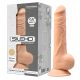 Silexd 9,5 - Zuigkomdildo - 24 cm (natuurlijk)