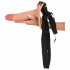 Realistixxx Strap-on - realistische, holle dildo (natuurlijk)