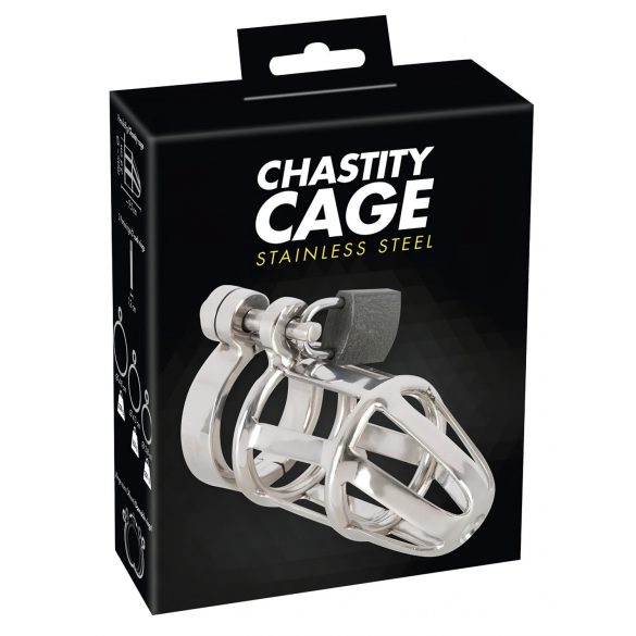 You2Toys - Chastity Cage - metalen peniskooi met slot