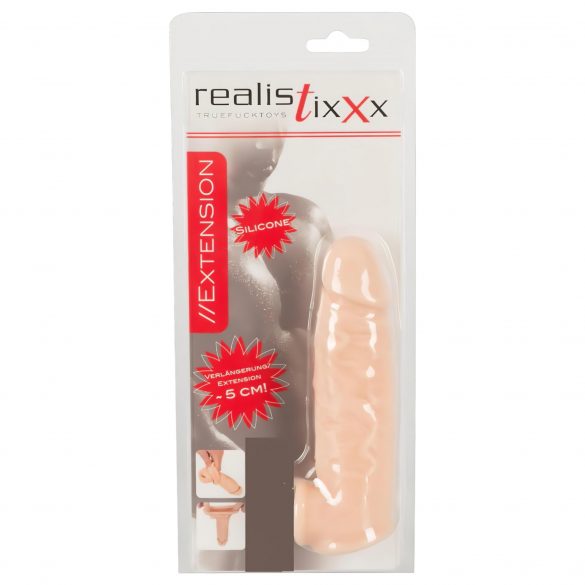 Realistixxx - penishoedje met balring - 16cm (natuurlijk)