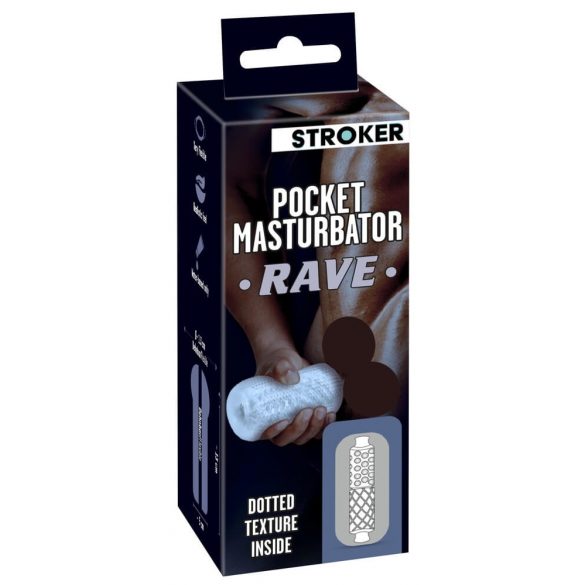 STROKER Rave - kunstbillen masturbator (transparant)