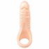 Realistixxx Dubbele F - realistisch dildo met penisklem (naturel)