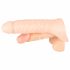 Realistixxx Dubbele F - realistisch dildo met penisklem (naturel)