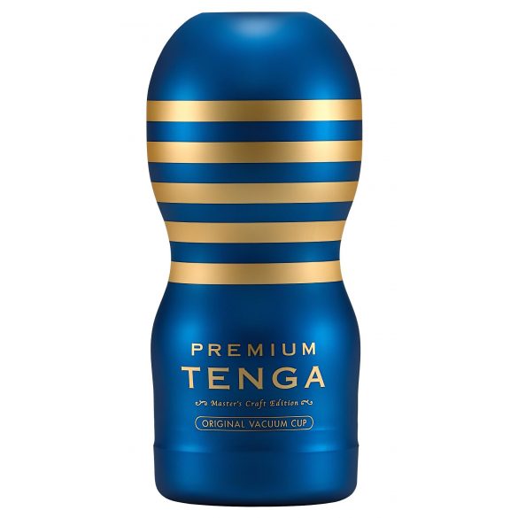 TENGA Premium Original - wegwerp masturbator (blauw)