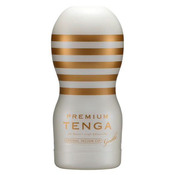 TENGA Premium Zachte wegwerp masturbator (wit)