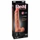 Realistische Deluxe Vibrator Nr. 12 - Met Testikels (Naturel)