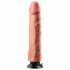 Realistische Deluxe Vibrator Nr. 12 - Met Testikels (Naturel)