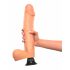 Realistische Deluxe Vibrator Nr. 12 - Met Testikels (Naturel)