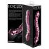 Icicles No. 55 - tweezijdige, G-spot glazen dildo (roze)