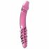 Icicles No. 57 - dubbelzijdige glazen dildo met penisvorm (roze)