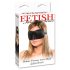 Fetish Deluxe Fantasie - brede, zachte oogmasker (zwart)