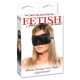 Fetish Deluxe Fantasie - brede, zachte oogmasker (zwart)