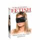 Fetish Deluxe Fantasie - brede, zachte oogmasker (zwart)