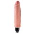 King Cock 6 Stiffy - waterdichte, realistische vibrator (15cm) - huidkleurig