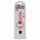 King Cock 7 Stiffy - waterdichte, levensechte vibrator (18cm) - naturel