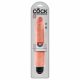 King Cock 10 Stiffy - waterdichte, levensgetrouwe vibrator (25cm) - naturel