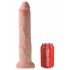 King Cock 13 - gigantische realistische dildo (33cm) - natuurkleurig