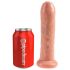 Koning Pik 7 - realistische dildo (18 cm) - natuur