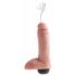 King Cock 8 - realistische spuitende dildo (20cm) - natuurlijk