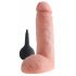 King Cock 8 - realistische spuitende dildo (20cm) - natuurlijk