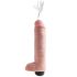 King Cock 10 - levensechte ejaculatie dildo (25cm) - natuur