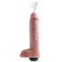 King Cock 11 - levensechte spuit dildo (28cm) - natuur