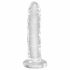 King Cock Clear 6 - zuignap dildo (15 cm)