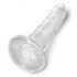 King Cock Clear 6 - zuignap dildo (15 cm)