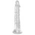 King Cock Clear 8 - zuignap grote dildo (20cm)