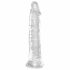 King Cock Clear 8 - zuignap, grote dildo (20cm)