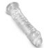 King Cock Clear 8 - zuignap grote dildo (20cm)