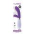 Classix - waterdichte G-spot vibrator met clitorisarm (paars)