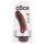 Koning Cock 8 dildo (20cm) - bruin