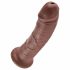 King Cock 8 dildo (20cm) - bruin