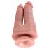 King Cock Double Penetrator - levensechte dubbele dildo (natuurlijk)