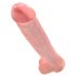 Koning Cock 15 - zuignap, met balzak dildo (38cm) - natuur