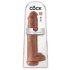 Koning Pik - 38 cm - Zwarte zuignap dildo