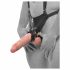 Koning Cock Strap-on 10 - holle, aanpasbare penis (25 cm)