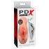 PDX Dubbele Stroker - 2in1 Realistische Masturbator (natuurlijk)