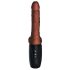 King Cock Plus 7,5 - bruine stotende vibrator met ballen