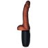 King Cock Plus 7,5 - bruine stotende vibrator met ballen