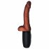 King Cock Plus 7,5 - bruine stotende vibrator met ballen