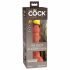 King Cock Elite 15 cm Zuignap Realistische Dildo - Donker