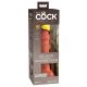 King Cock Elite 15 cm Zuignap Realistische Dildo - Donker